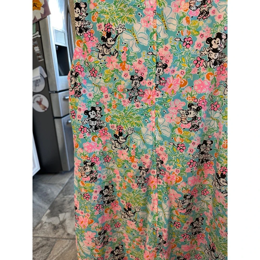 Lilly Pulitzer Disney Roney Shift Dress Lilly Hearts Disney Mickey Minnie NWT 8 - Picture 11 of 14